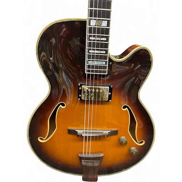 Used Ibanez JP 20 2 Color Sunburst Hollow Body Electric Guitar