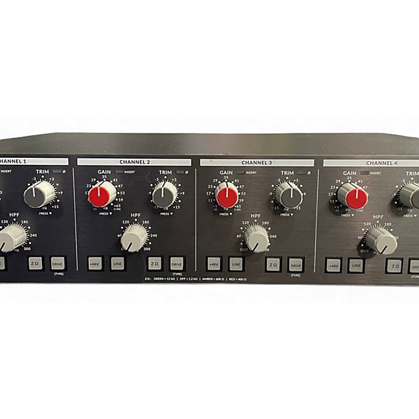 Used Solid State Logic PUREDRIVE QUAD 4 Microphone Preamp