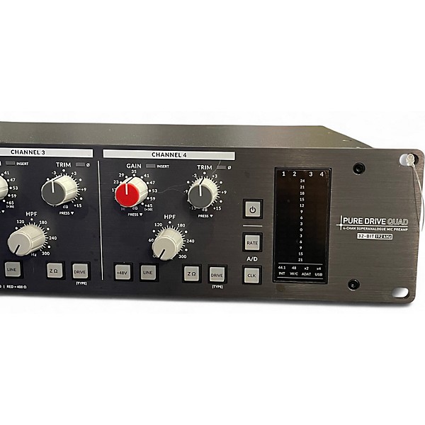 Used Solid State Logic PUREDRIVE QUAD 4 Microphone Preamp