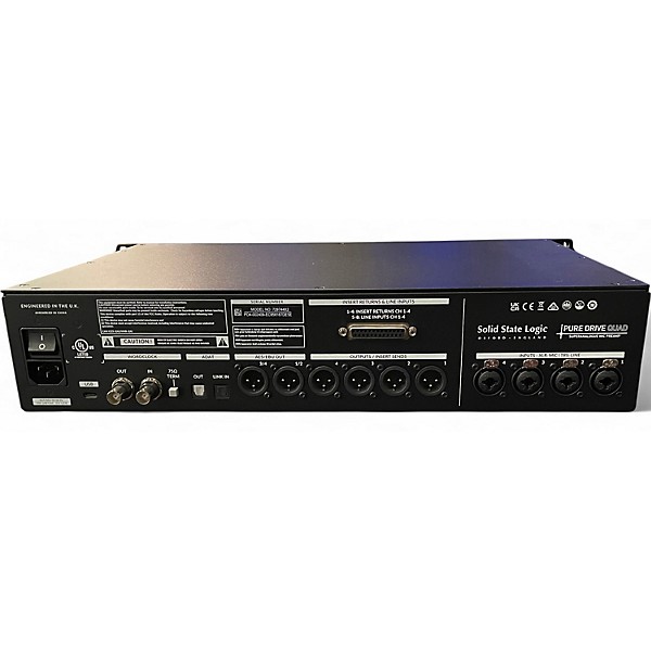 Used Solid State Logic PUREDRIVE QUAD 4 Microphone Preamp