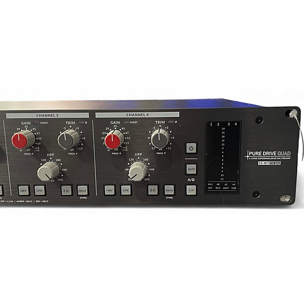 Used Solid State Logic PUREDRIVE QUAD 4 Microphone Preamp