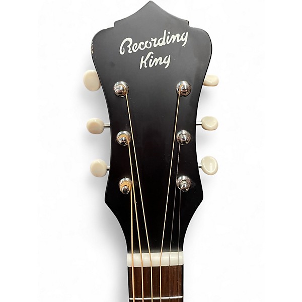 Used Recording King ROS7ETS 2 Color Sunburst Acoustic Electric Guitar