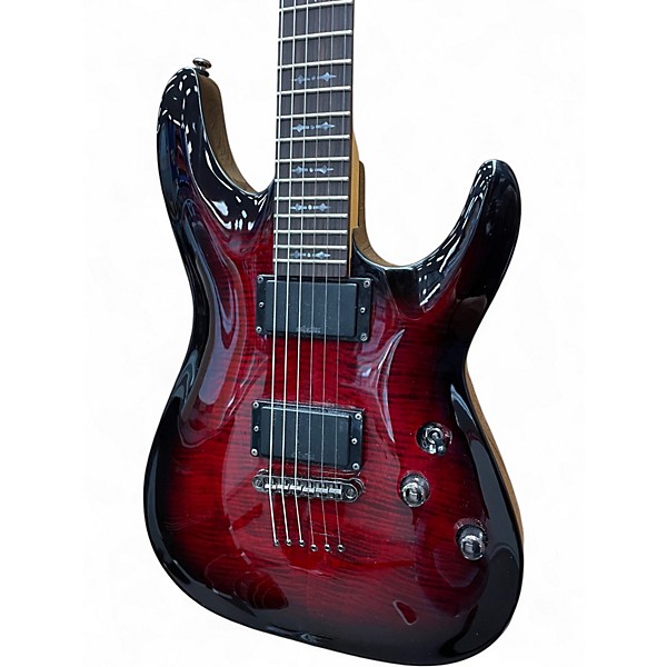 Used Schecter Guitar Research Demon 6 2 Color Sunburst Solid Body Electric Guitar