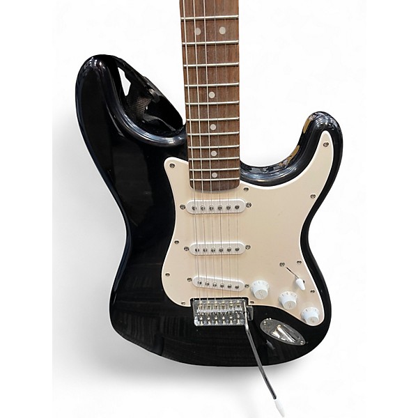 Used Squier Sonic Stratocaster Black Solid Body Electric Guitar