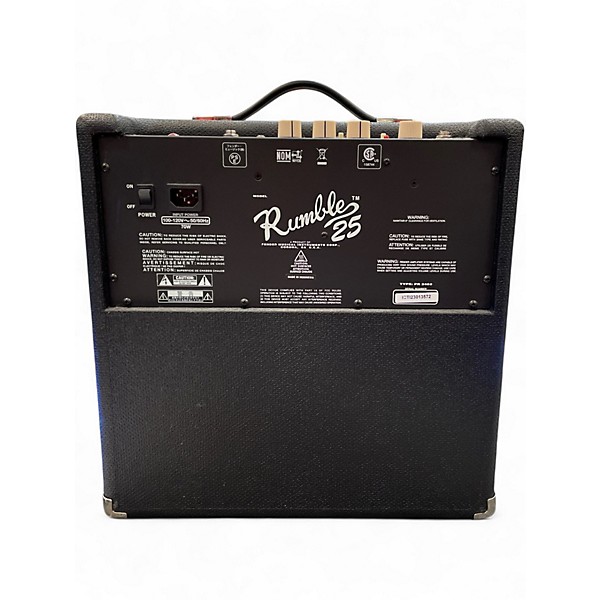 Used Fender Rumble 25 25W 1x8 Bass Combo Amp
