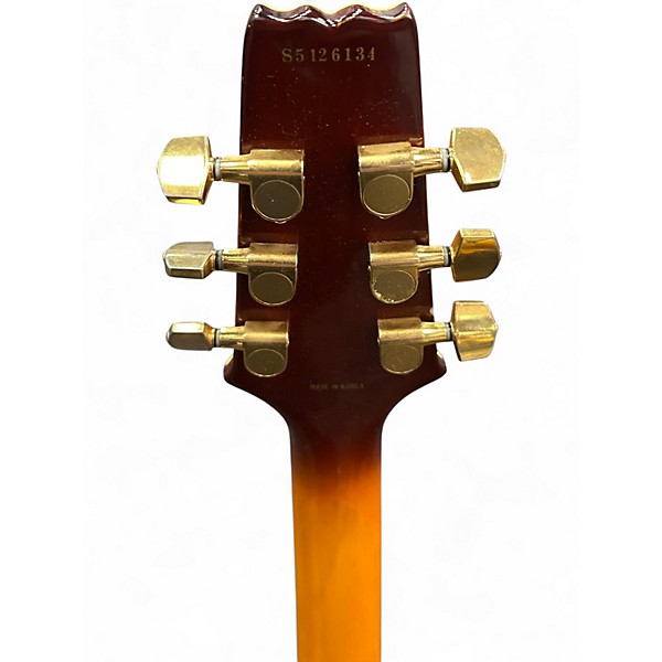 Used Aria Pro Ii FA70 Sunburst Hollow Body Electric Guitar