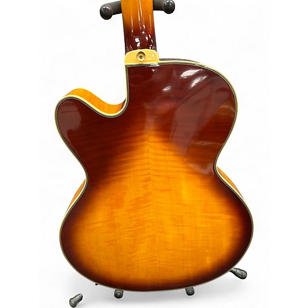 Used Aria Pro Ii FA70 Sunburst Hollow Body Electric Guitar