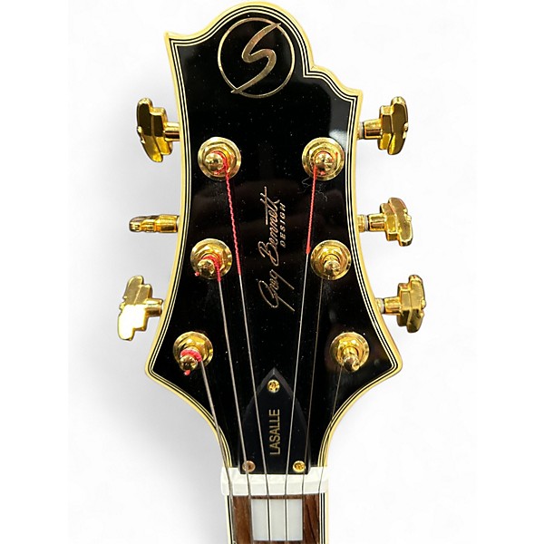 Used Greg Bennett Design by Samick LaSalle Natural Hollow Body Electric Guitar