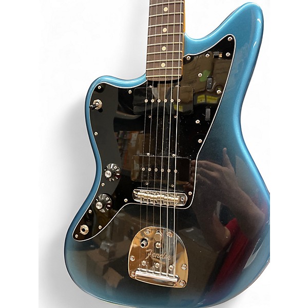 Used Fender Left handed American Professional II Jazzmaster DARK KNIGHT Solid Body Electric Guitar