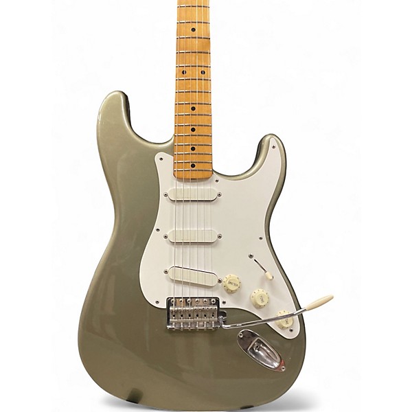 Used Fernandes The Revival Strat Aztec Gold Solid Body Electric Guitar