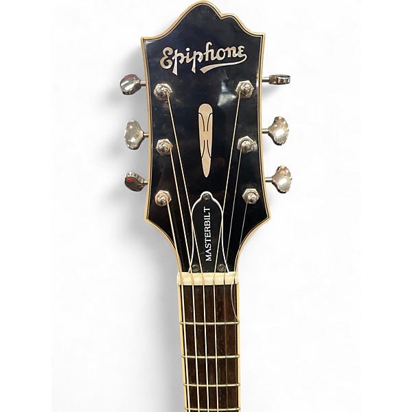 Used Epiphone Masterbuilt DR-500MCE Mahogany Acoustic Electric Guitar