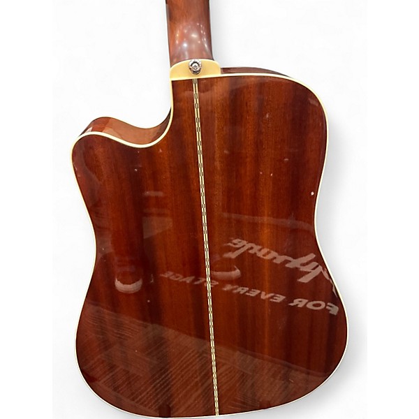 Used Epiphone Masterbuilt DR-500MCE Mahogany Acoustic Electric Guitar