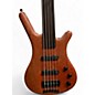 Used Warwick Corvette Standard Fretless 5-String Natural Electric Bass Guitar