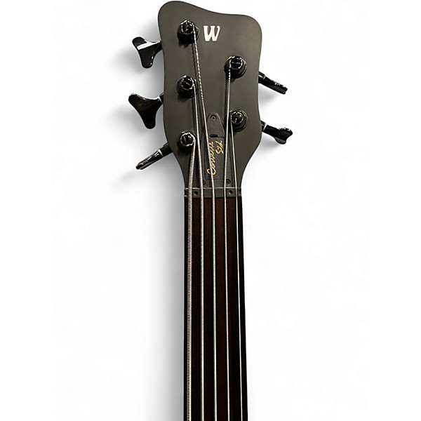 Used Warwick Corvette Standard Fretless 5-String Natural Electric Bass Guitar