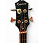Used 2021 Epiphone Embassy Pro ALMOND METALLIC Electric Bass Guitar
