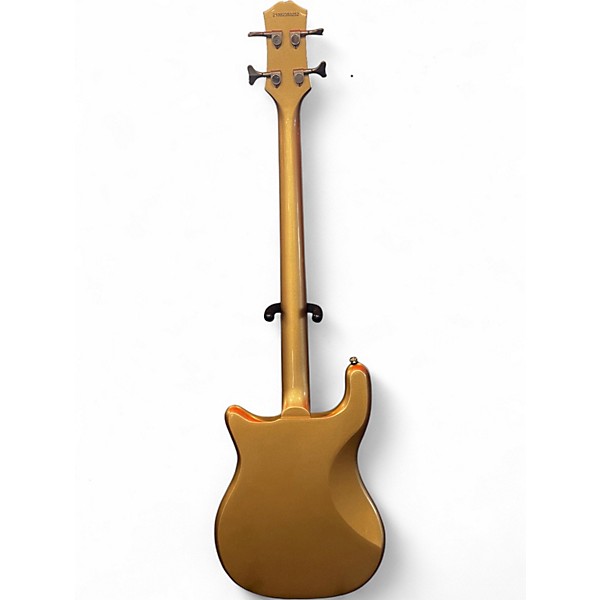 Used 2021 Epiphone Embassy Pro ALMOND METALLIC Electric Bass Guitar