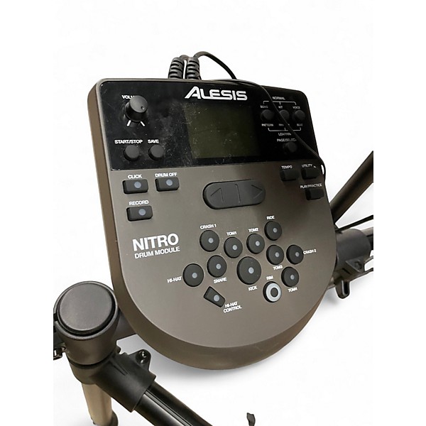 Used Alesis Nitro Mesh With Expansion Electric Drum Set