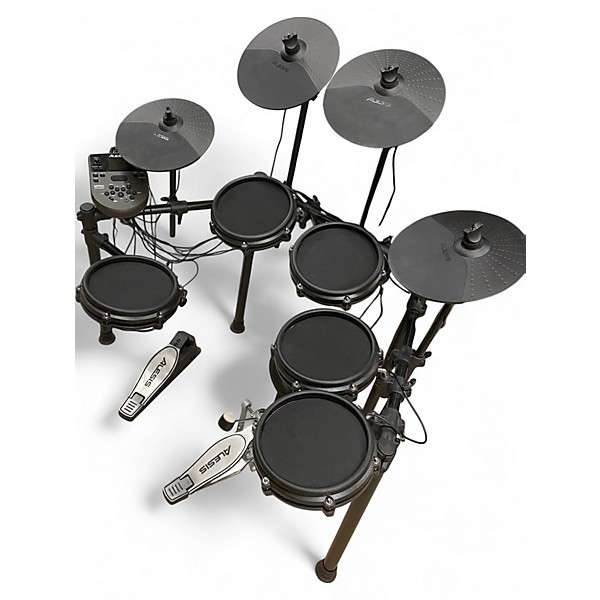 Used Alesis Nitro Mesh With Expansion Electric Drum Set