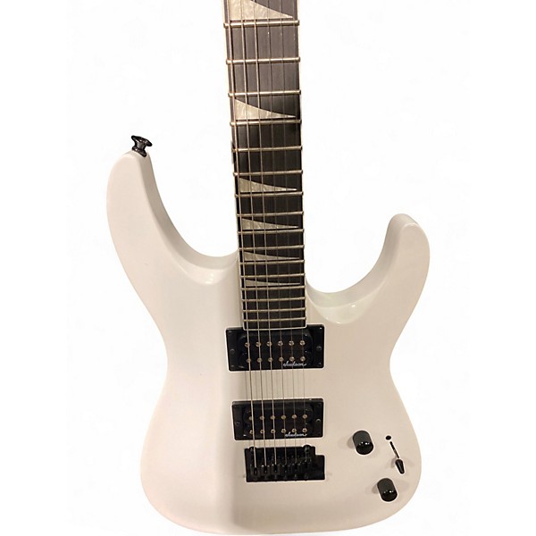 Used Jackson JS22 Dinky White Solid Body Electric Guitar