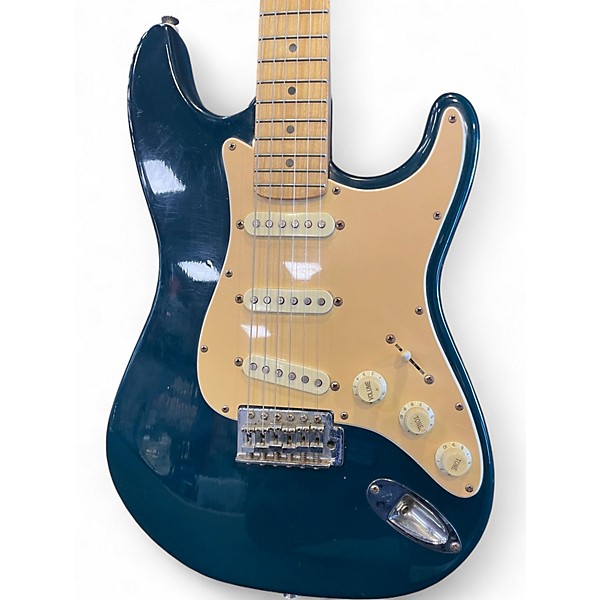 Used Rockwood Pro By Hohner RP180G BLUE GREEN Solid Body Electric Guitar