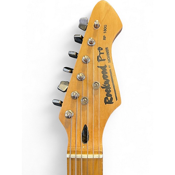 Used Rockwood Pro By Hohner RP180G BLUE GREEN Solid Body Electric Guitar