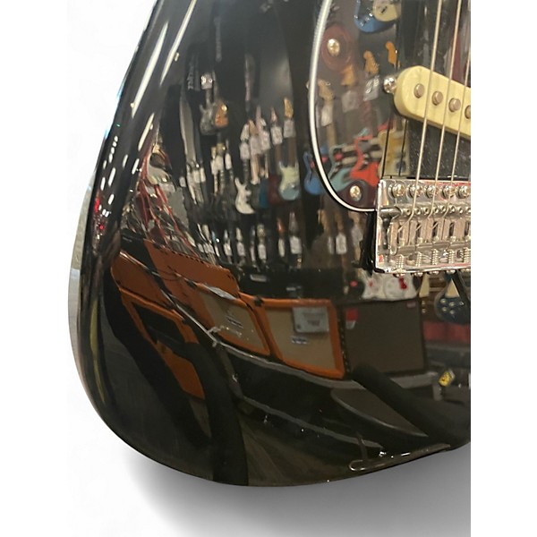 Used Fender Player Stratocaster Black Solid Body Electric Guitar