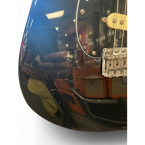 Used Fender Player Stratocaster Black Solid Body Electric Guitar