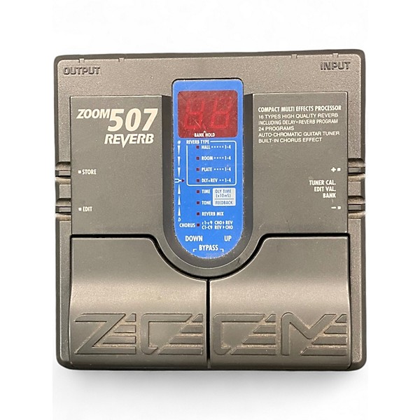 Used Zoom 507 Reverb Effect Pedal