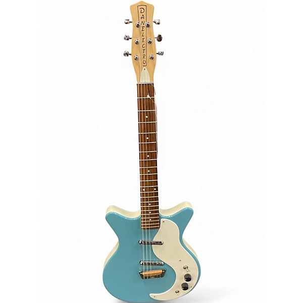 Used Danelectro Stock '59 Aquamarine Solid Body Electric Guitar