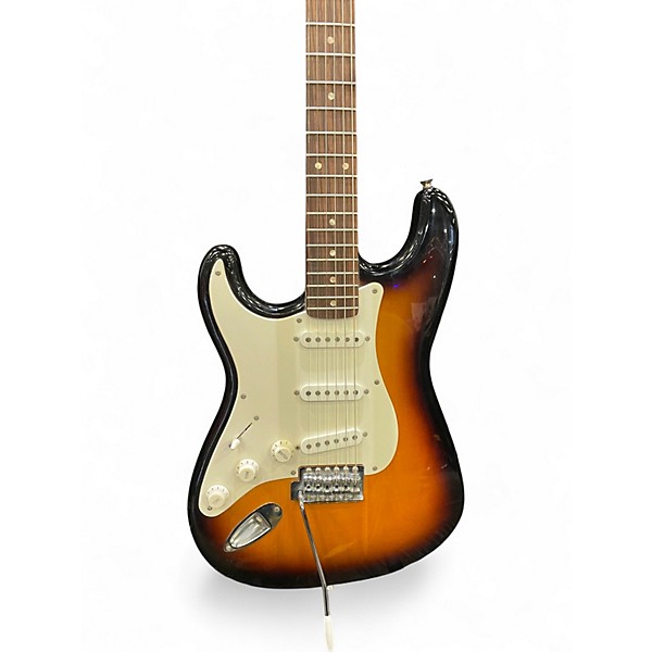Used Squier Affinity Stratocaster Left Handed Tobacco Burst Electric Guitar