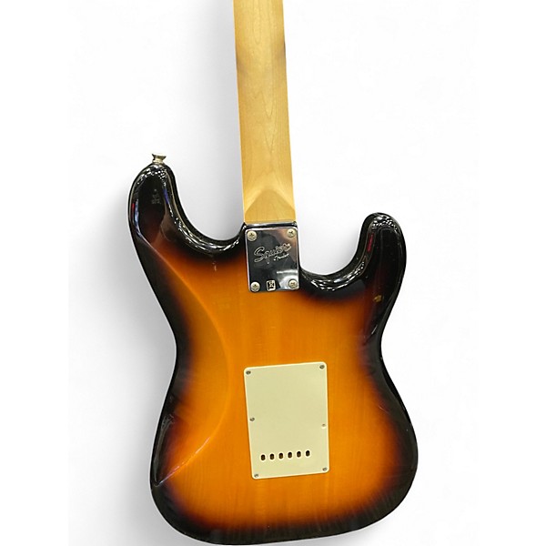 Used Squier Affinity Stratocaster Left Handed Tobacco Burst Electric Guitar