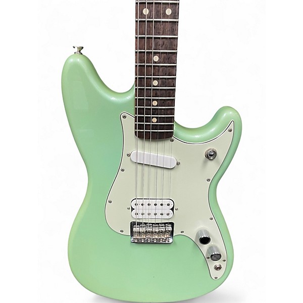 Used Fender PLAYER DUO SONIC Surf Green Solid Body Electric Guitar