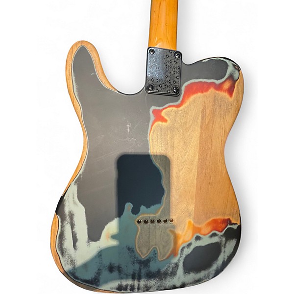 Used Fender Joe Strummer Telecaster Relic Black Solid Body Electric Guitar