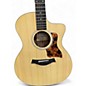 Used Taylor 214CE Deluxe natural Acoustic Electric Guitar thumbnail