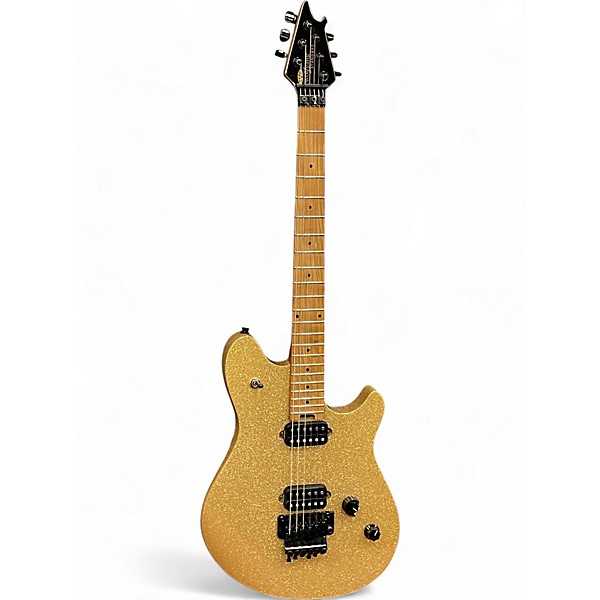 Used EVH Wolfgang Standard Gold Sparkle Solid Body Electric Guitar