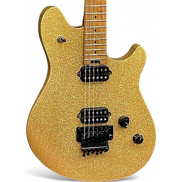 Used EVH Wolfgang Standard Gold Sparkle Solid Body Electric Guitar