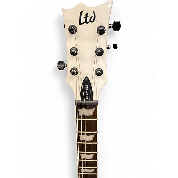 Used ESP LTD Viper 256 WHITE Solid Body Electric Guitar