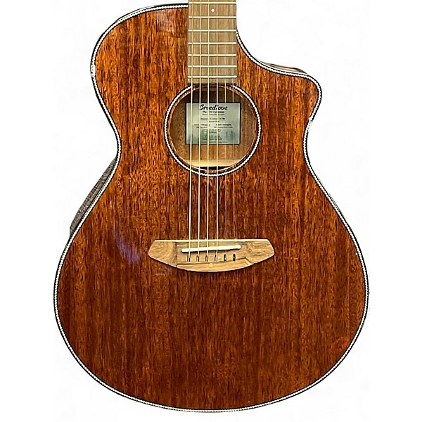 Used Breedlove Discovery S Concert CE HB Natural Acoustic Electric Guitar