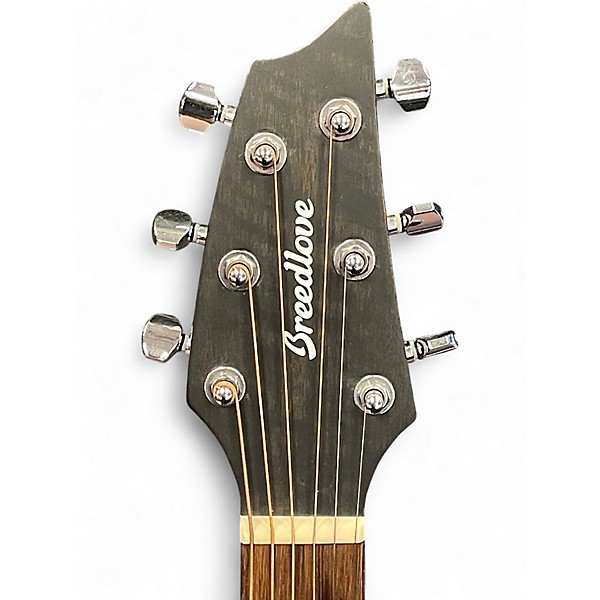 Used Breedlove Discovery S Concert CE HB Natural Acoustic Electric Guitar