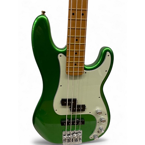 Used Fender Player Plus Active Precision Bass Cosmic Jade Electric Bass Guitar