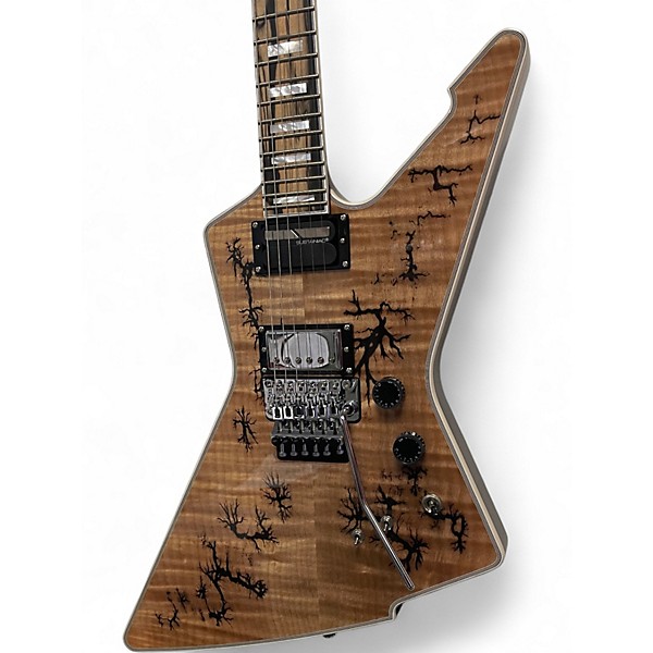 Used Schecter Guitar Research E-1 FR-S Electro-Resin GLOSS NATURAL Solid Body Electric Guitar