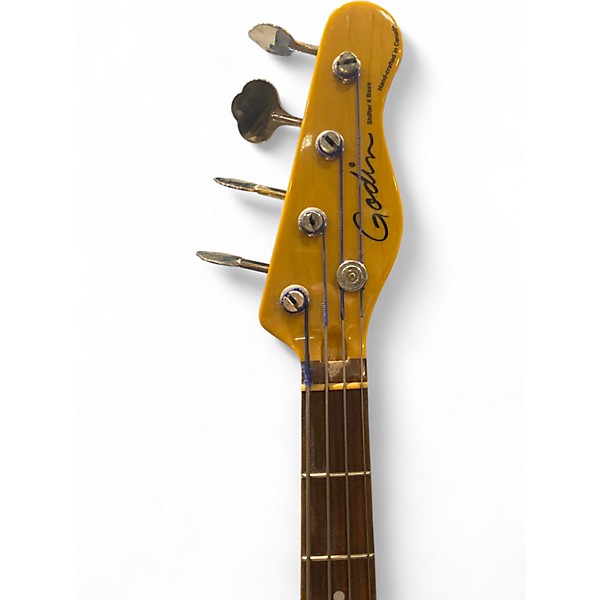 Used Godin shifter 4 Cream Electric Bass Guitar