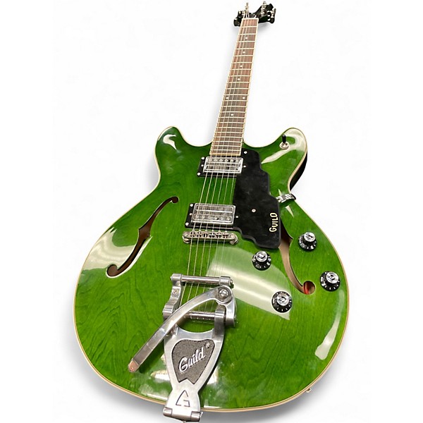 Used Guild Starfire Green Hollow Body Electric Guitar