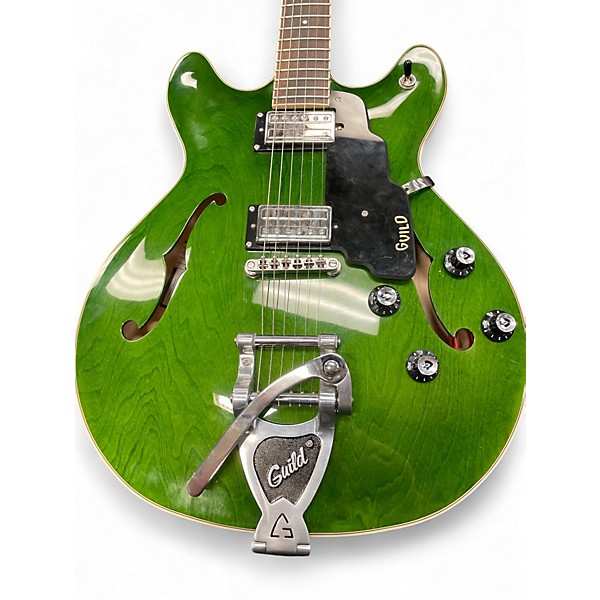 Used Guild Starfire Green Hollow Body Electric Guitar