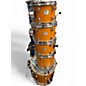 Used Yamaha 5 Piece Tour Custom CARMEL SATIN Drum Kit thumbnail