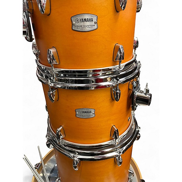 Used Yamaha 5 Piece Tour Custom CARMEL SATIN Drum Kit