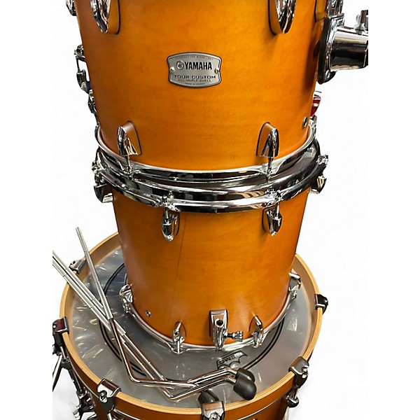 Used Yamaha 5 Piece Tour Custom CARMEL SATIN Drum Kit