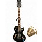 Used Dean Single Cut Hollowbody w/ Piezo Black Hollow Body Electric Guitar
