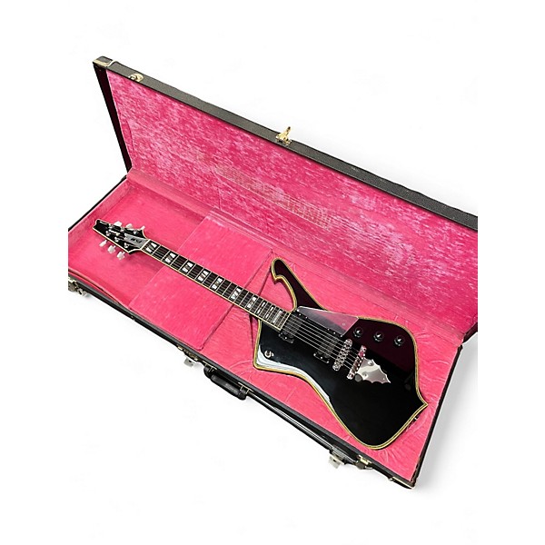 Vintage 1993 Ibanez PS10 Paul Stanley Signature Iceman 20th Anniversary Black Solid Body Electric Guitar