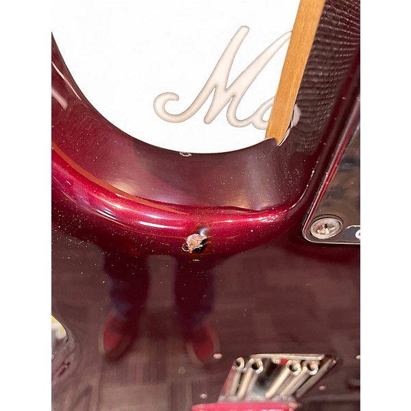 Used 2006 Fender Standard Stratocaster Midnight Wine Solid Body Electric Guitar